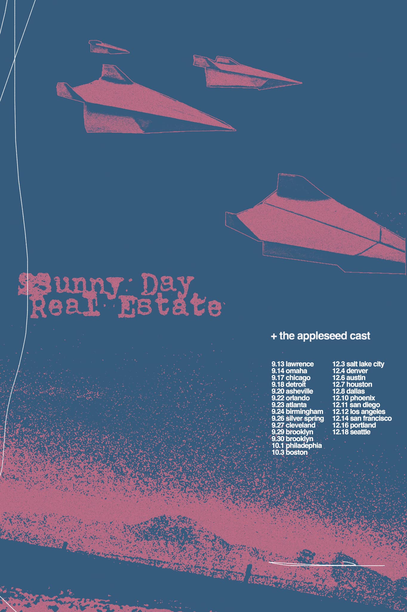 sunny day real estate tour setlist